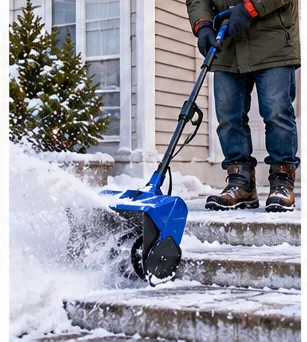 Electric Snow Shovel vs Snow Blower: Which Tool Makes Sense for Steps, Decks and Small Driveways? winter snow equipment image