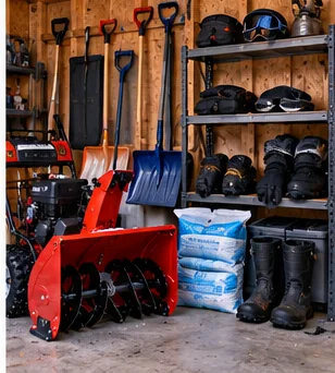 Complete Driveway Snow Removal Setup Under $1,000: Blower, Shovel, Ice Control and Traction winter snow equipment image